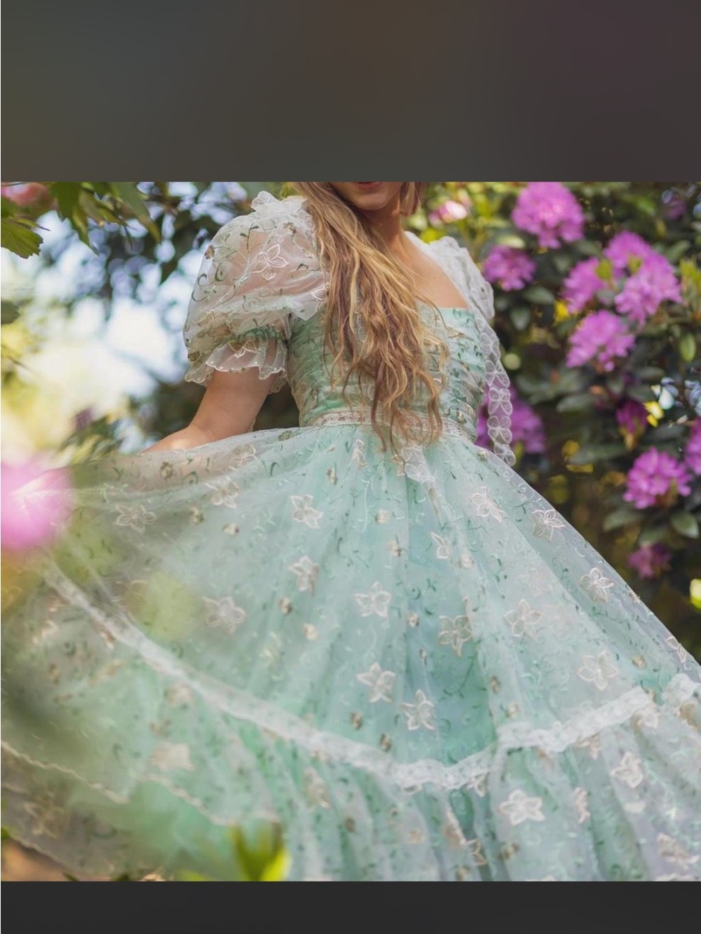 Fairy Tong Mint Magic Midi Dress